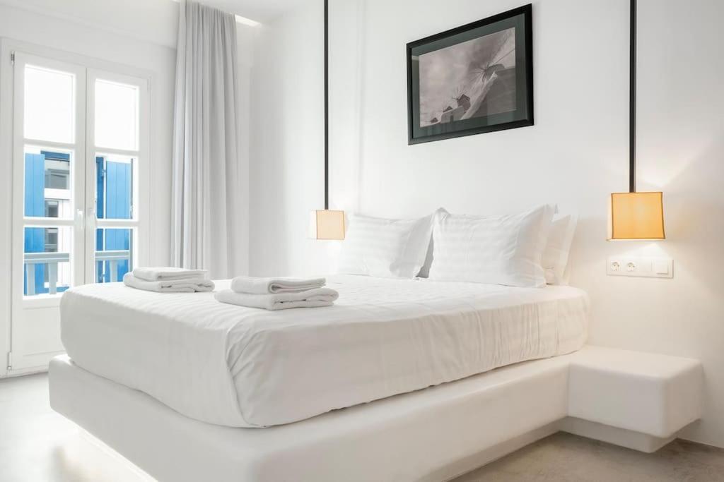 Luxury Apartment Center Of Mykonos Town - Sleeps 4 Eksteriør billede